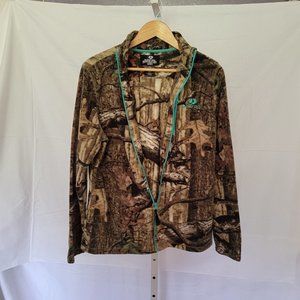 Mossy Oak Break up Camo fleece Jacket Women's Size Large